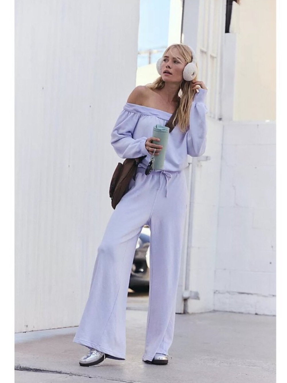 Free People Lavender One To Beat Jumpsuit Size Small NWT sold out color!!